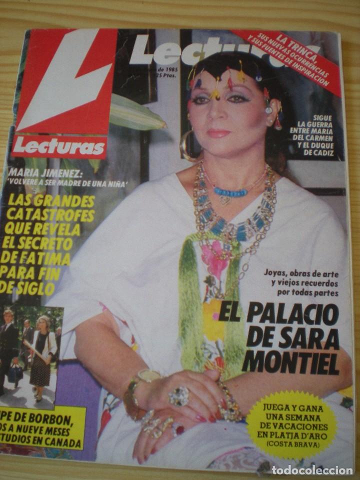 Coleccionismo de revistas y peri&oacute;dicos: REVISTA LECTURAS N&ordm; 1731 DEL 21JUN1985 EL PALACIO DE SARA MONTIEL