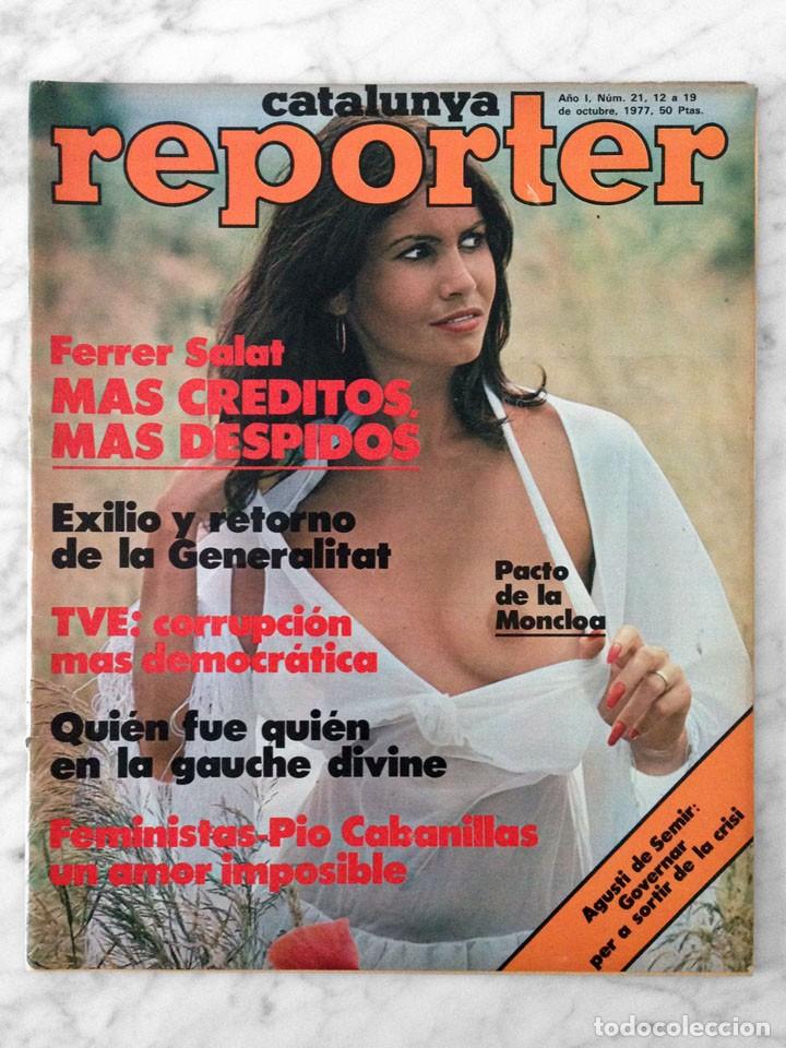 Coleccionismo de Revistas y Peri&oacute;dicos: REPORTER CATALUNYA - 1977 - ANTONIO GARC&Iacute;A TREVIJANO, GAUCHE DIVINE