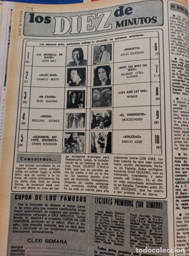 Coleccionismo de Revistas y Peri&oacute;dicos: EMILIO JOSE MOCEDADES WINGS GILBERT OSULLIVAN JULIO IGLESIAS DEMIS ROUSSOS ROLLING STONES SUZI 4