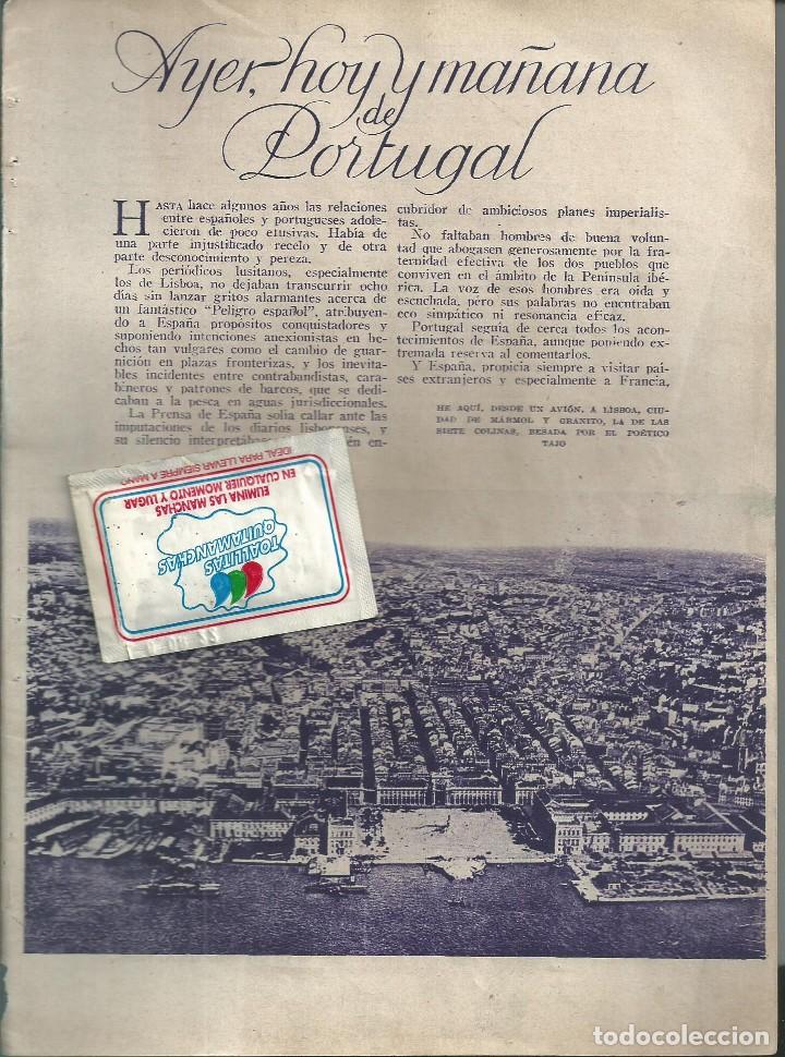 Collection Magazines and Newspapers: BYN JUN 1934. REPORTAJE AYER HOY MA&Ntilde;ANA PORTUGAL 8 PAG POR M.R. BLANCO BELMONTE 8 PAG