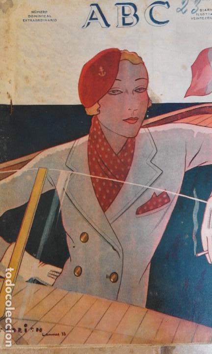 Coleccionismo de Revistas y Peri&oacute;dicos: Antiguo periodico ABC numero extraordinario dominical a&ntilde;o 1933 23 Septiembre