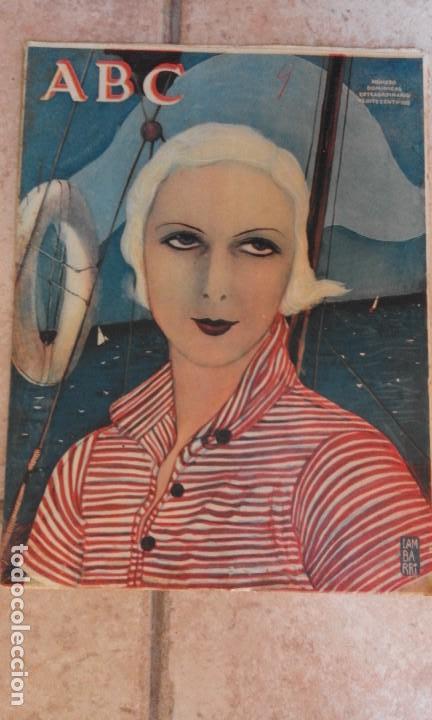 Coleccionismo de Revistas y Peri&oacute;dicos: Antiguo periodico diario ABC numero extraordinario dominical 1933 9 septiembre