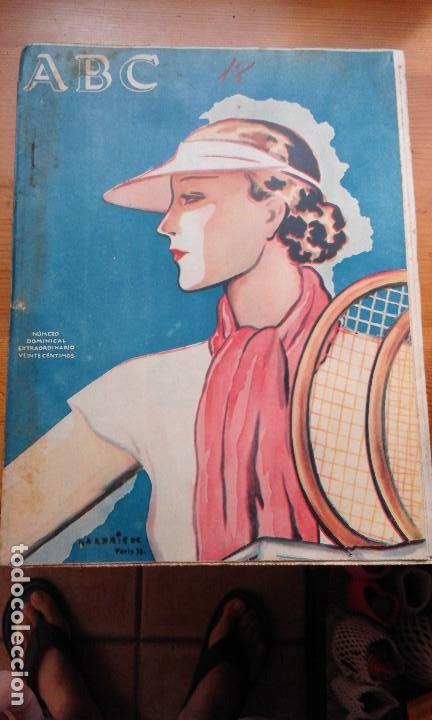 Coleccionismo de Revistas y Peri&oacute;dicos: antiguo periodico diario abc numero extraordinario dominical a color