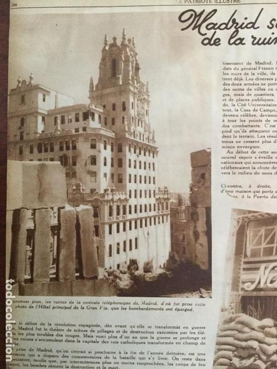 Coleccionismo de revistas y peri&oacute;dicos: LA GUEERA CIVIL ESPA&Ntilde;OLA MADRID BAJO LA AMENAZA DE LAS RUINAS Y LA MUERTE.REVISTA 1937