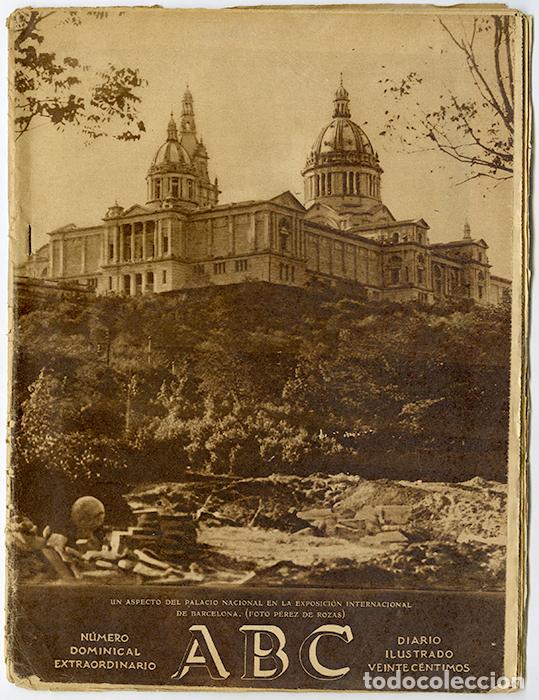 Coleccionismo de revistas y peri&oacute;dicos: ABC. A&ntilde;o XXV, n&ordm; 8234. N&ordm; Dominical Extraordinario. Madrid 18 mayo 1929. Palacio Nacional