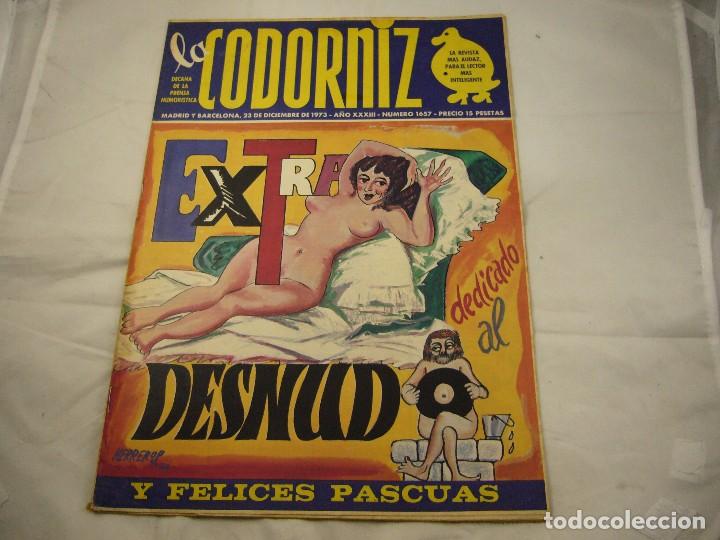 Coleccionismo de Revistas y Peri&oacute;dicos: LA CODORNIZ. N&Uacute;MERO 1657. A&Ntilde;O 1973.