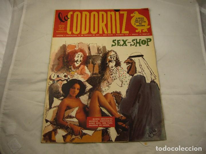 Coleccionismo de Revistas y Peri&oacute;dicos: REVISTA LA CODORNIZ 15 DE FEBRERO DE 1976 NUMERO 1756