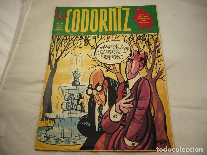 Coleccionismo de Revistas y Peri&oacute;dicos: LA CODORNIZ, N&ordm; 1676, 1974