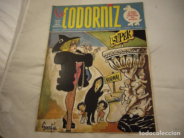 Coleccionismo de Revistas y Peri&oacute;dicos: LA CODORNIZ N&ordm; 1722, DE 1975