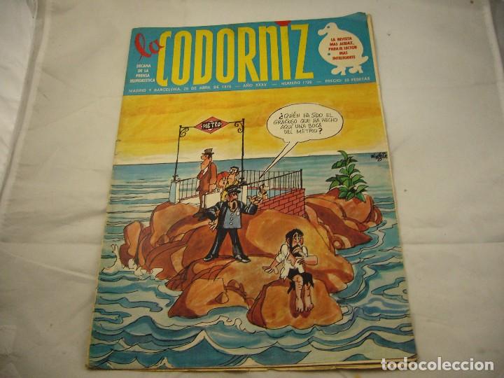 Coleccionismo de Revistas y Peri&oacute;dicos: LA CODORNIZ N&ordf; 1726