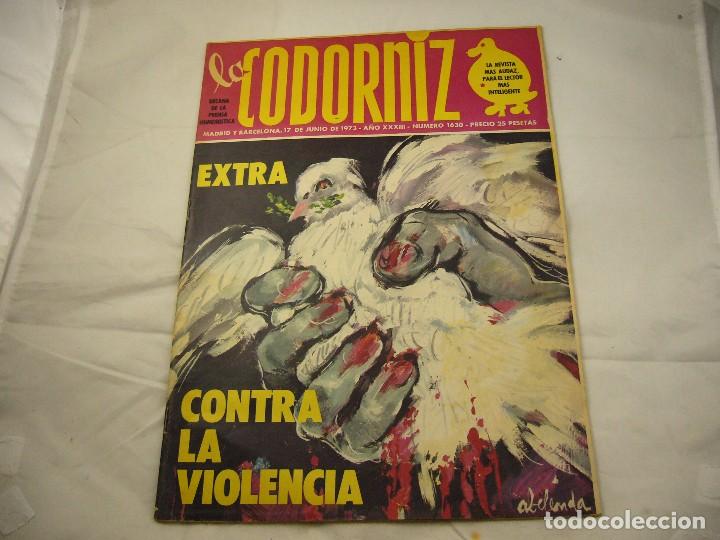 Coleccionismo de Revistas y Peri&oacute;dicos: LA CODORNIZ. N&Uacute;MERO 1630. A&Ntilde;O 1973.