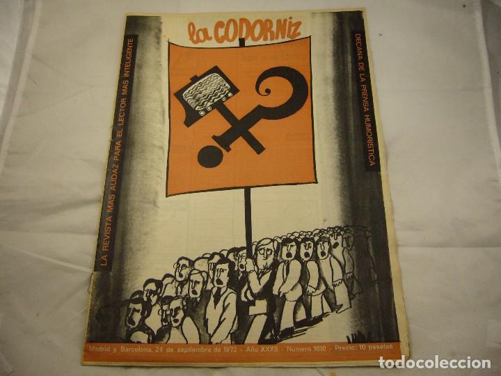 Coleccionismo de Revistas y Peri&oacute;dicos: LA CODORNIZ N&ordm; 1610