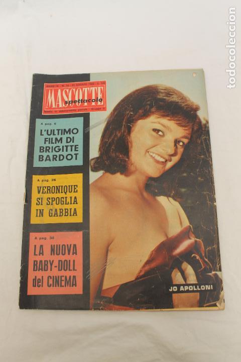 Collectionnisme de Revues et Journaux: MASCOTTE SPETTACOLO, N&ordm; 16 AGOSTO 1962, ITALIA, JO APOLLONI
