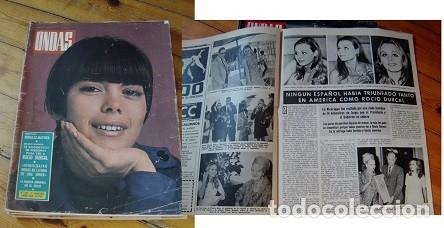 Coleccionismo de Revistas y Peri&oacute;dicos: REVISTA ONDAS 1968 ROC&Iacute;O D&Uacute;RCAL