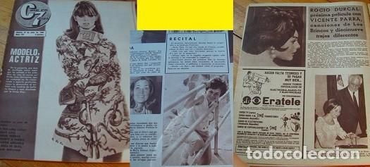 Coleccionismo de Revistas y Peri&oacute;dicos: REVISTA CINE EN 7 D&Iacute;AS ROC&Iacute;O D&Uacute;RCAL 1966