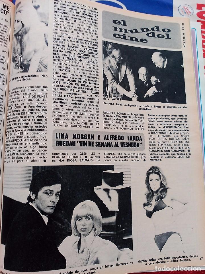 Coleccionismo de revistas y peri&oacute;dicos: HAYDE BALZA NORMA SEBRE ALAIN DELON MIREILLE DARC BERTRAND JAVAL