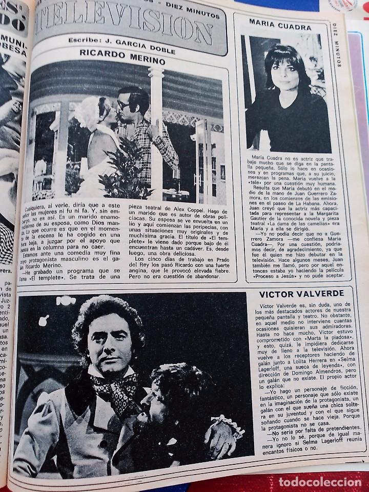 Coleccionismo de revistas y peri&oacute;dicos: MARIA LUISA MERLO MARIA CUADRA VICTOR VALVERDE RICARDO MERINO