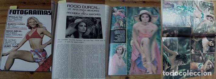Coleccionismo de Revistas y Peri&oacute;dicos: REVISTA FOTOGRAMAS 1974 ROC&Iacute;O D&Uacute;RCAL