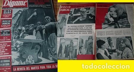 Coleccionismo de Revistas y Peri&oacute;dicos: REVISTA D&Iacute;GAME 1968 ROC&Iacute;O D&Uacute;RCAL