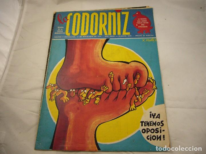 Coleccionismo de Revistas y Peri&oacute;dicos: LA CODORNIZ. N&ordm; 1695