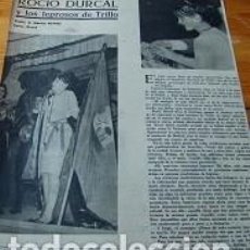 Coleccionismo de Revistas y Periódicos: REPORTAJE ARTÍCULO ROCÍO DÚRCAL 1962