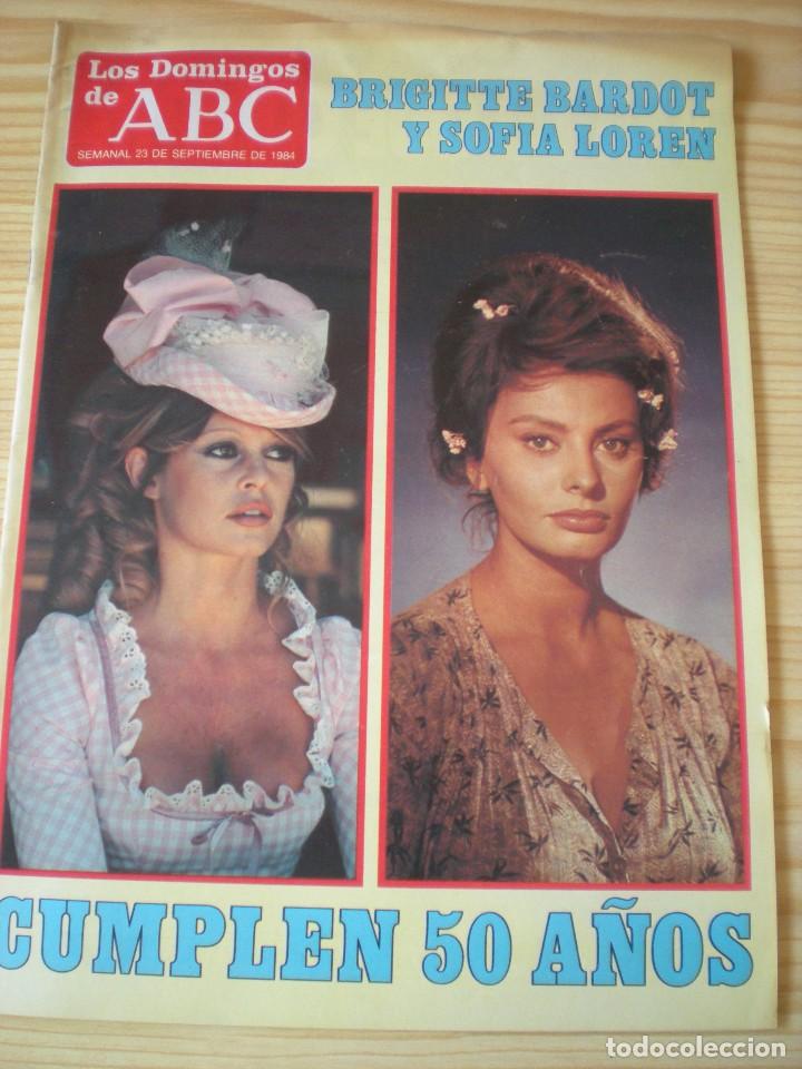 Coleccionismo de revistas y peri&oacute;dicos: Los Domingos de ABC n&ordm; 855 de fecha 23 septiembre 1984