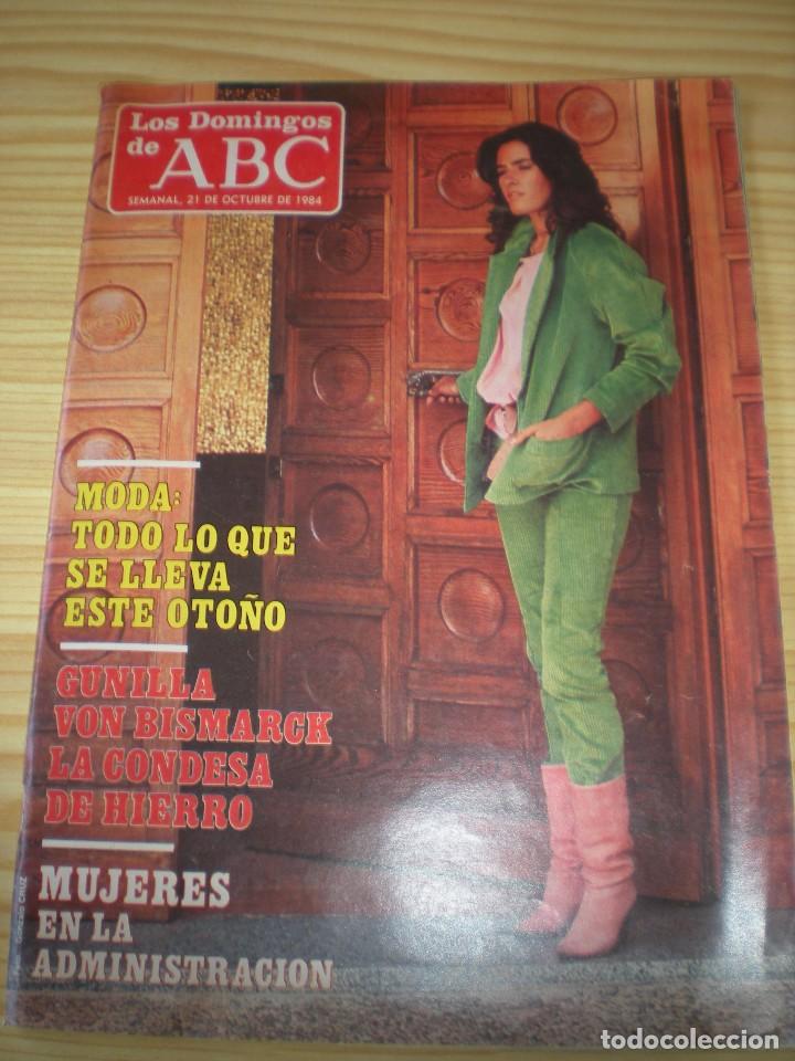 Coleccionismo de revistas y peri&oacute;dicos: Los Domingos de ABC n&ordm; 859 de fecha 21 octubre 1984