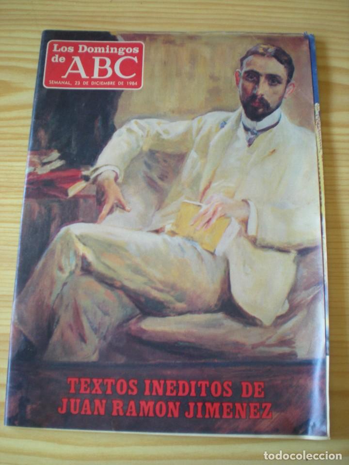 Coleccionismo de revistas y peri&oacute;dicos: Los Domingos de ABC n&ordm; 868 de fecha 23 diciembre 1984