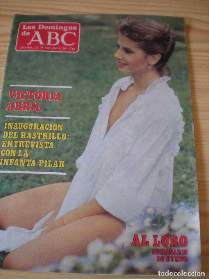 Coleccionismo de revistas y peri&oacute;dicos: Los Domingos de ABC n&ordm; 864 de fecha 25 noviembre 1984