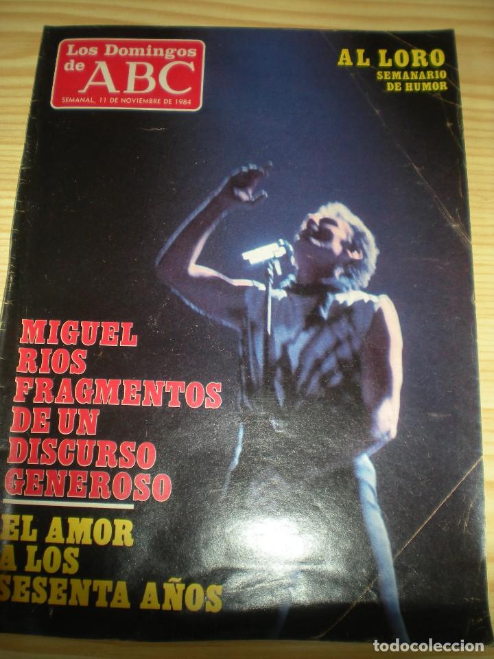 Coleccionismo de revistas y peri&oacute;dicos: Los Domingos de ABC n&ordm; 868 de fecha 11 noviembre 1984