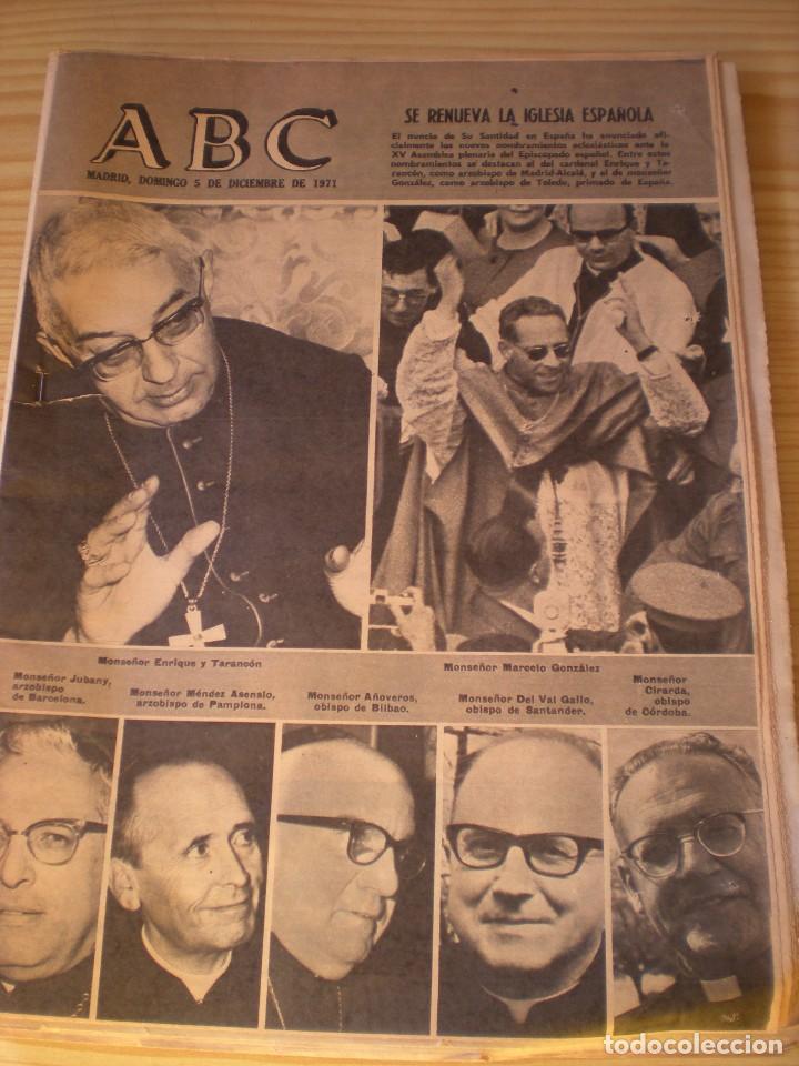 Coleccionismo de revistas y peri&oacute;dicos: ABC de fecha 05 diciembre de 1971