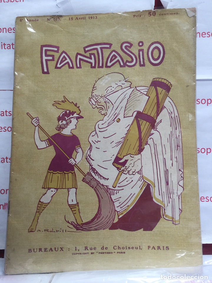 Collezionismo di Riviste e Giornali: Revista antigua - Fantasio - Numero 162 - 15 de abril de 1913