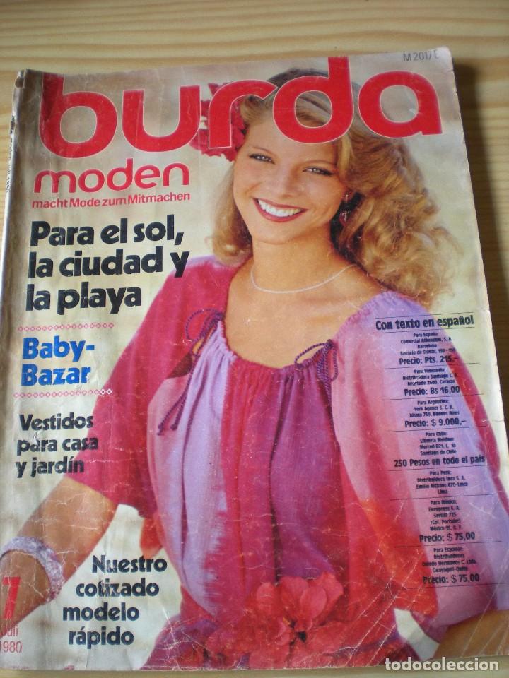 Burda Moden De Julio De 1980 En Aleman Verkauft Durch Direktverkauf
