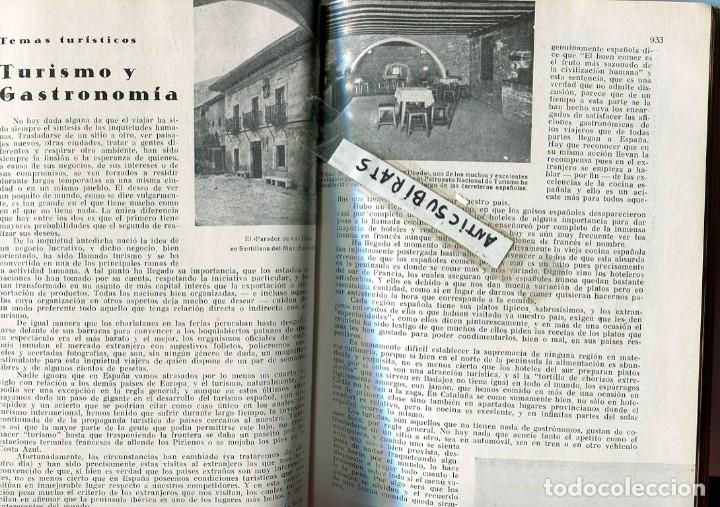 Coleccionismo de Revistas y Peri&oacute;dicos: REVISTA A&Ntilde;O 1934 PARADOR GIL BLAS EN SANTILLANA DEL MAR DE UBEDA SIERRA DE GREDOS
