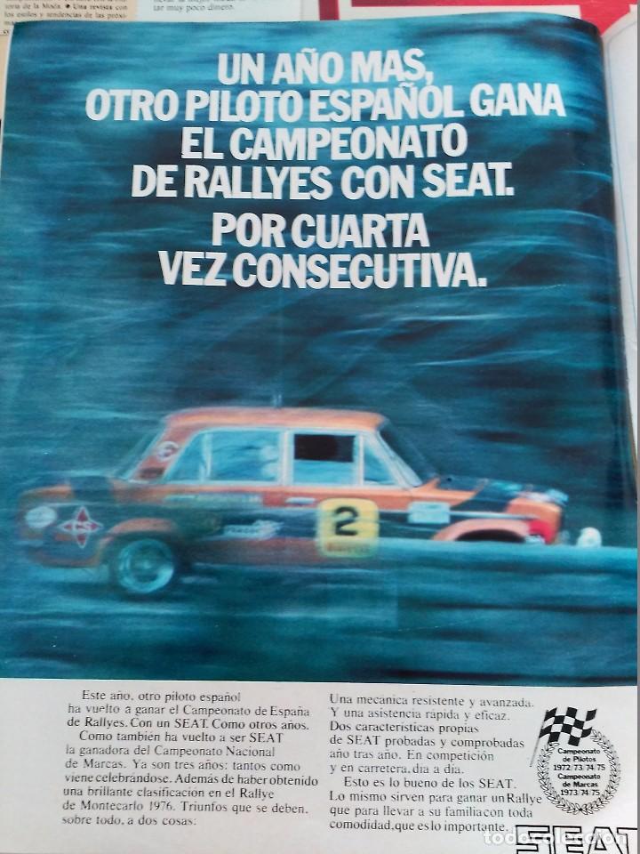 Coleccionismo de revistas y peri&oacute;dicos: ANUNCIO RALLYS SEAT
