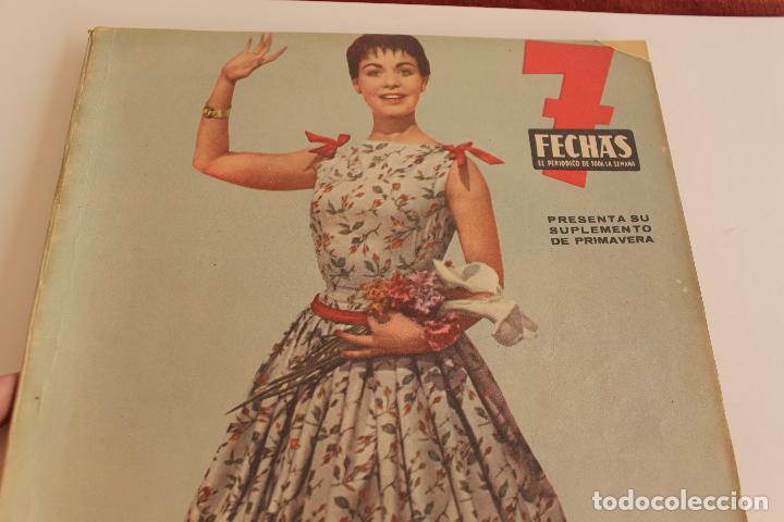 Collectionnisme de Revues et Journaux: 7 FLECHAS EL PERIODICO DE TODA LA SEMANA, SUPLEMENTO DE PRIMAVERA, ABRIL 1958