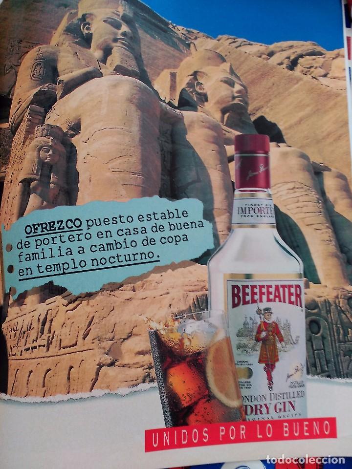Coleccionismo de revistas y peri&oacute;dicos: BEEFEATER GIN GINEBRA ANUNCIO PUBLICIDAD