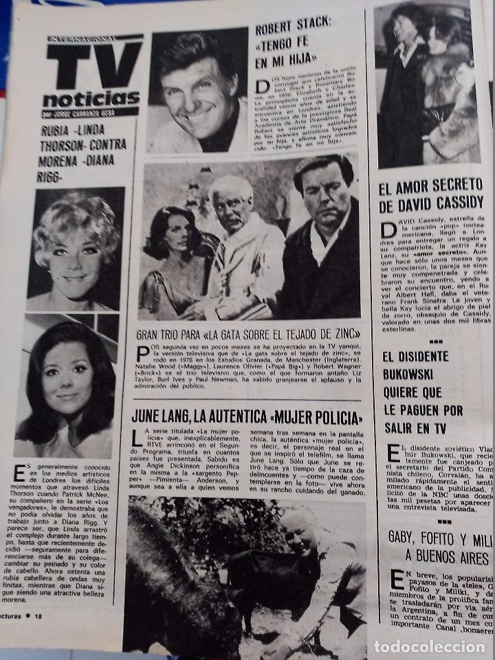 Coleccionismo de Revistas y Peri&oacute;dicos: LINDA THORSON DIANA RIGG DAVID CASSIDY ROBERT STACK NATALIE WOOD ROBERT WAGNER LAURENCE OLIVIER