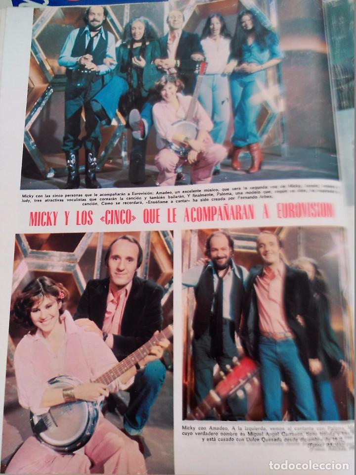 Coleccionismo de Revistas y Peri&oacute;dicos: EUROVISION MICKY ENSE&Ntilde;AME A CANTAR