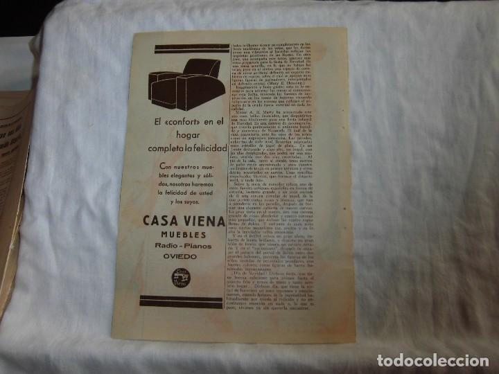 Colecionismo de Revistas e Jornais: MUEBLES CASA VIENA OVIEDO HOJA DE REVISTA BLANCO Y NEGRO 1934