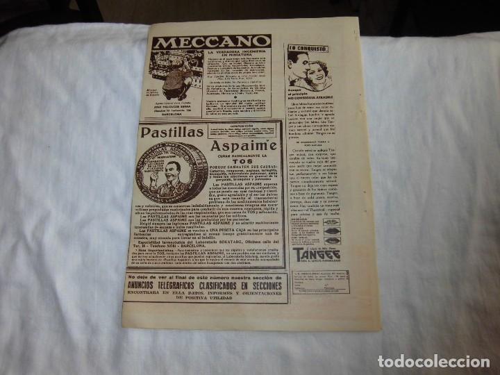Coleccionismo de revistas y peri&oacute;dicos: MECANO/PASTILLAS ASPAIME HOJA DE REVISTA BLANCO Y NEGRO 1934