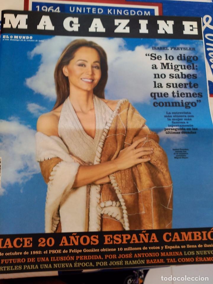 Coleccionismo de Revistas y Peri&oacute;dicos: ISABEL PREYSLER PORTADA Y ARTICULO GRAN TAMA&Ntilde;O