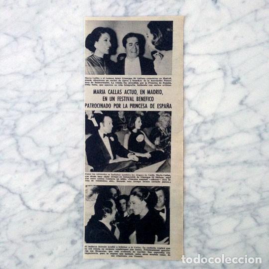 Collectionnisme de Revues et Journaux: RECORTE - MARIA CALLAS - 1973
