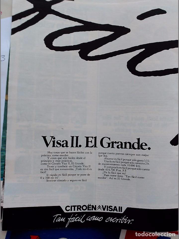 Coleccionismo de Revistas y Peri&oacute;dicos: ANUNCIO CITROEN VISA II EL GRANDE