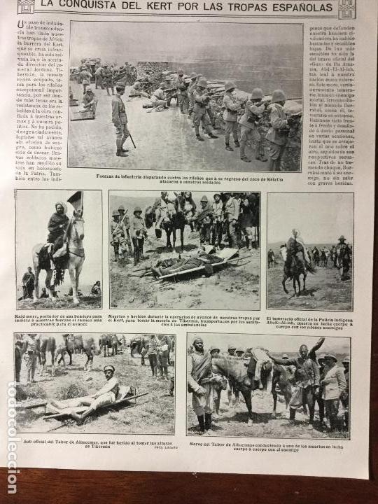 Colecionismo de Revistas e Jornais: MARRUECOS LA CONQUISTA DE KERT POR LAS TROPAS ESPA&Ntilde;OLAS PETR&Oacute;LEO GAL REVISTA A&Ntilde;O 1915