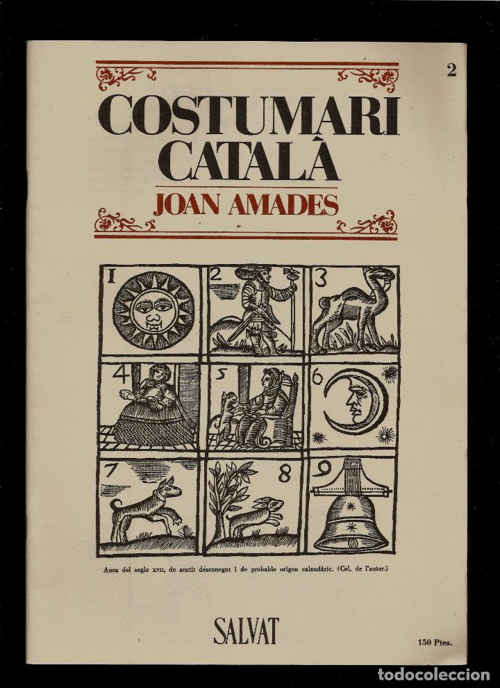 Coleccionismo de Revistas y Peri&oacute;dicos: COSTUMARI CATALA - JOAN AMADES - FASCICLE N&ordm; 2 - 1984 - EDITORIAL SALVAT