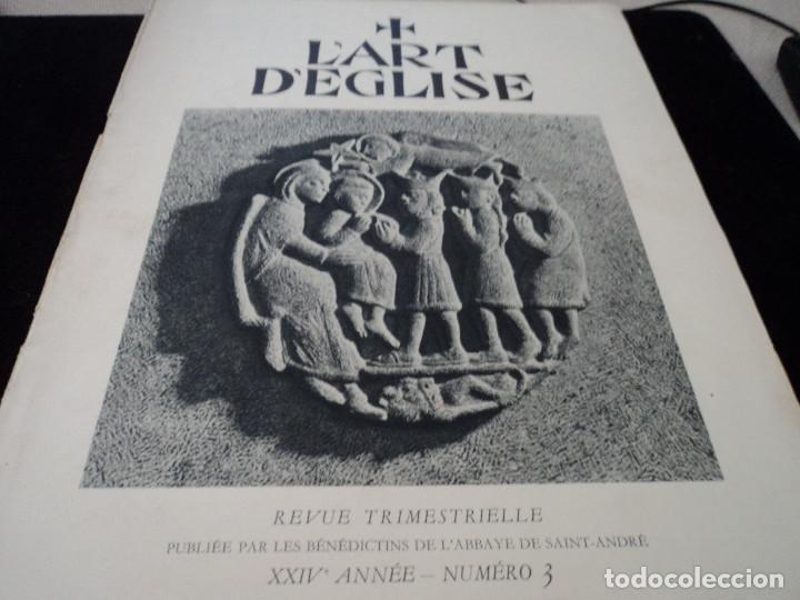 Collezionismo di Riviste e Giornali: L&acute;ART D&acute;EGLISE REVISTA LITURGICA 1956 EN FRANCES  ESCULTOR NIEL STEENBERGEN