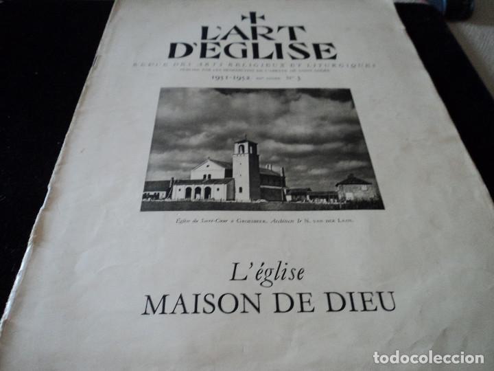 Sammeln von Zeitschriften und Zeitungen: L&acute;ART D&acute;EGLISE leyes arquitectonicas de la iglesia 1951