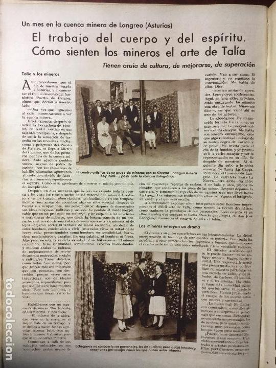 Coleccionismo de revistas y peri&oacute;dicos: CUENCA MINERA DE LANGREO .ARTE DE TALIA ASTURIAS MINA MINEROS REVISTA A&Ntilde;O 1933