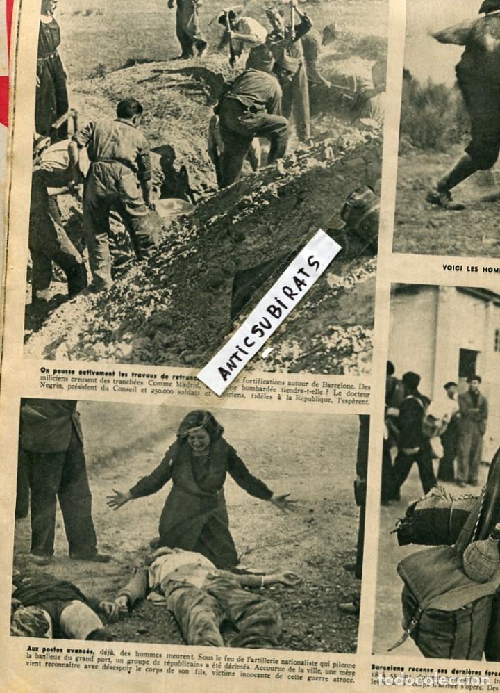 Coleccionismo de Revistas y Peri&oacute;dicos: REVISTA 1939 GUERRA CIVIL EXILIO BOMBARDEO LERIDA LLEIDA CAMPO AVIACION EN LOGRO&Ntilde;O LEGION ITALIA